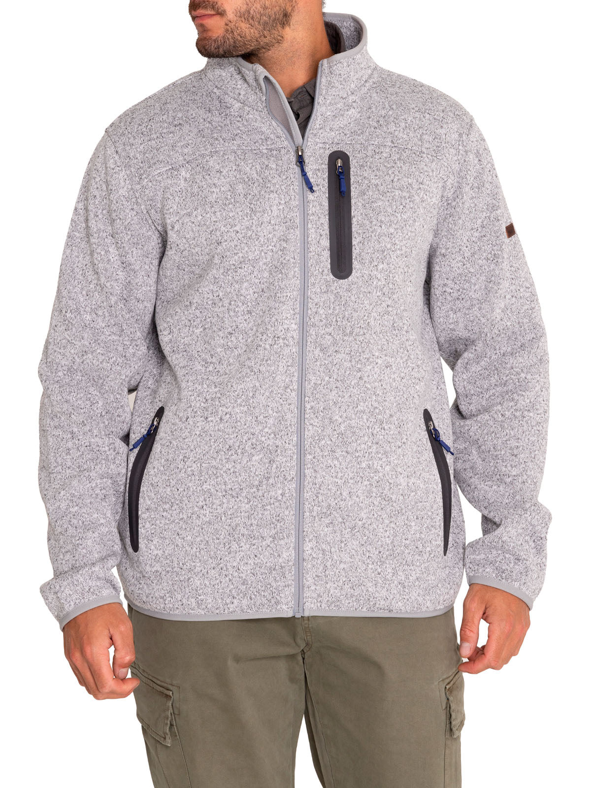 Saco Fleece H F/Z Arizona Melange Night Hombre 4