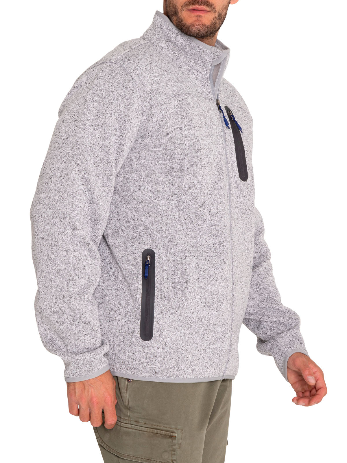 Saco Fleece H F/Z Arizona Melange Night Hombre 5