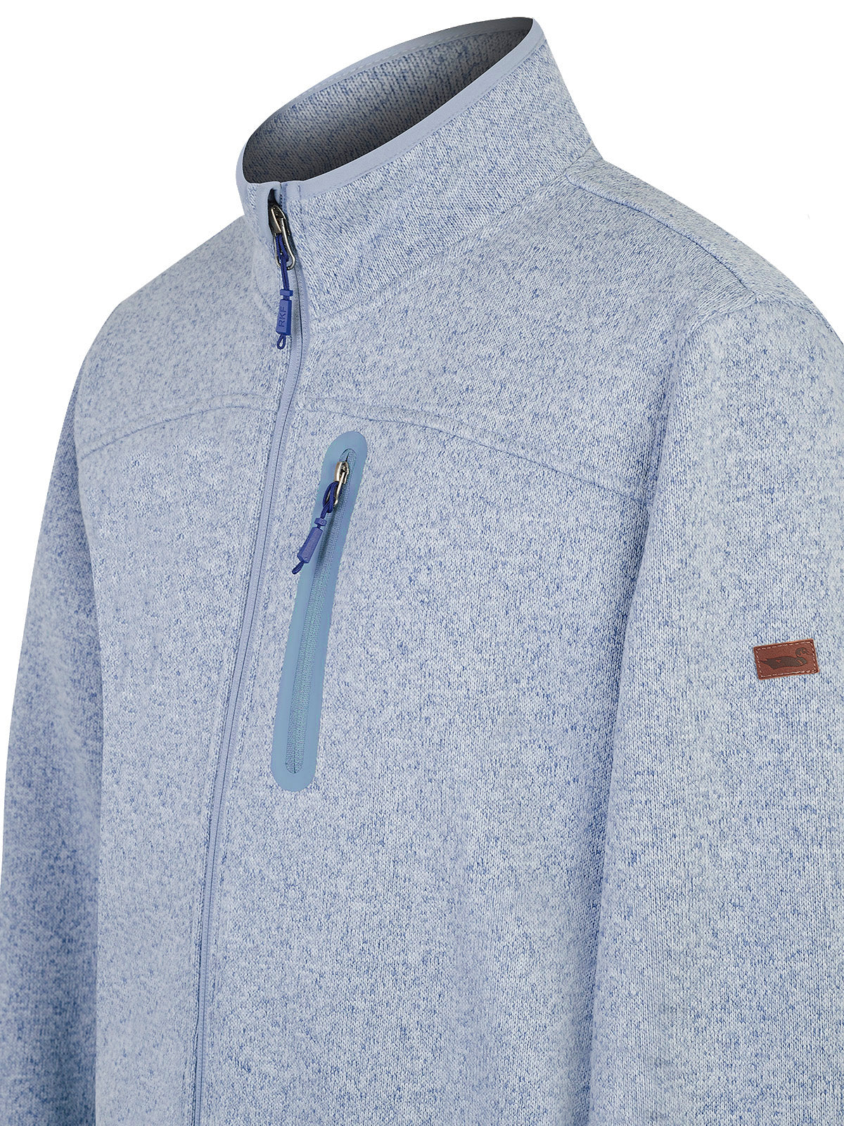 Saco Fleece H F/Z Arizona Melange Denim Hombre 3