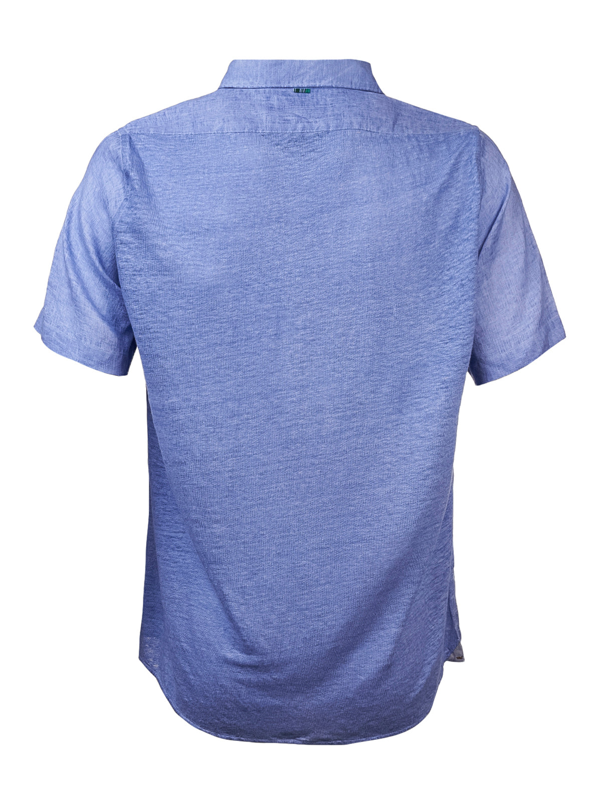 Camisa de Lino Orgánico M/C H Jersey Lavanda Hombre 2