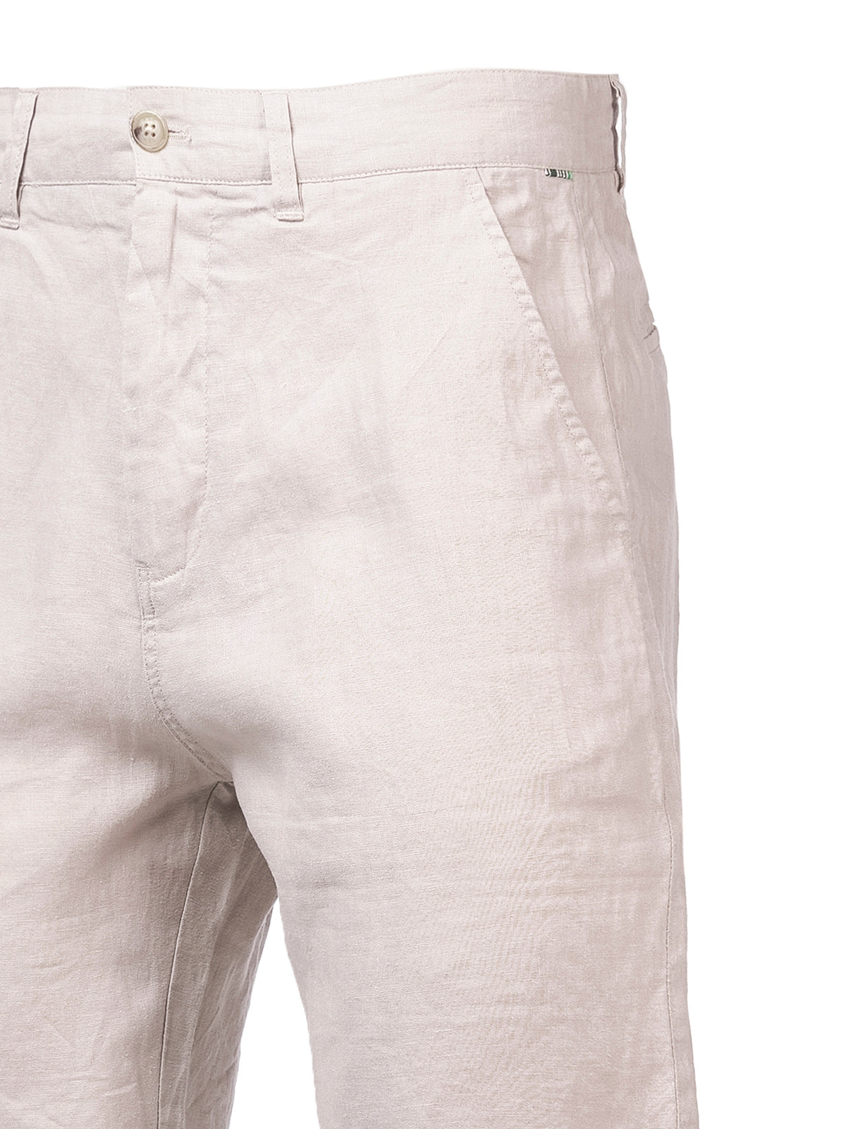 Bermuda Clásica H Linen Raw Hombre 3