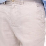 Bermuda Clásica H Linen Raw Hombre 4