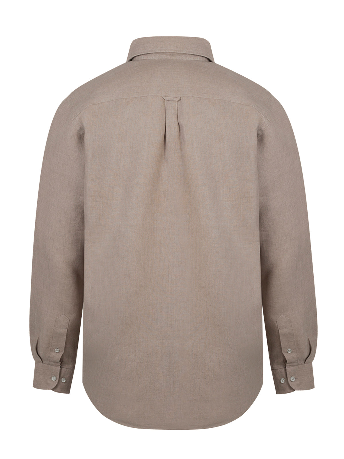 Camisa de Lino Orgánico M/C H Almond Hombre 2
