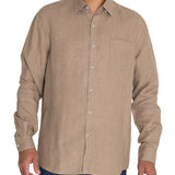 Camisa de Lino Orgánico M/C H Almond Hombre 4