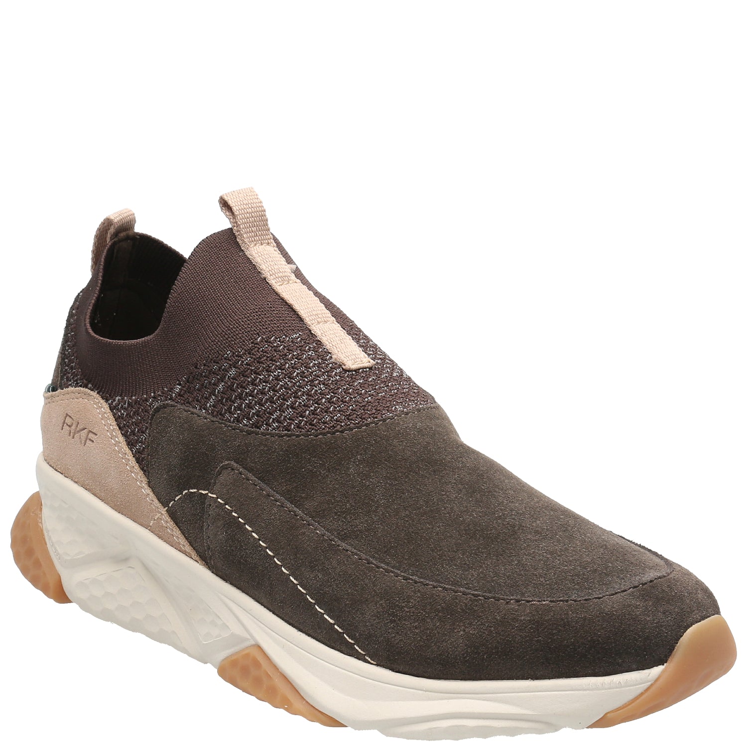 Tenis Slip On Uganda H Suede Marron Hombre 2