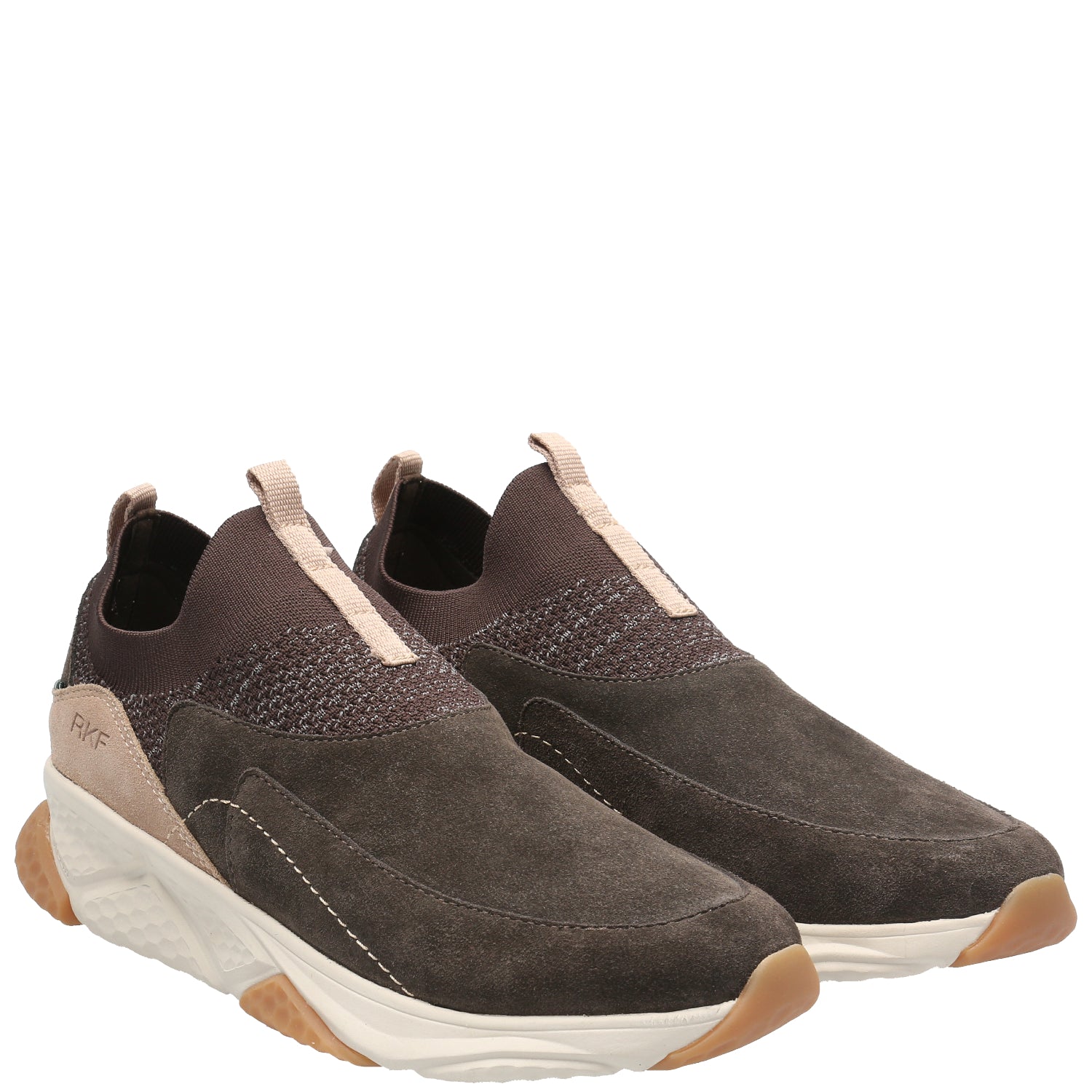 Tenis Slip On Uganda H Suede Marron Hombre 7