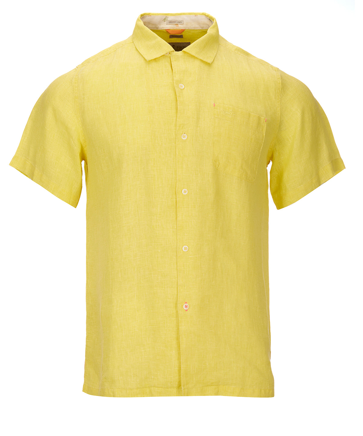 Camisa de Lino Orgánico M/C H Teñido Aurora Hombre 1