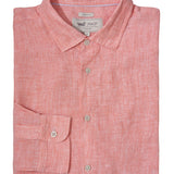 Camisa de Lino Orgánico M/L H Jersey Rosada Hombre 1