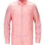 Camisa de Lino Orgánico M/L H Jersey Rosada Hombre 2