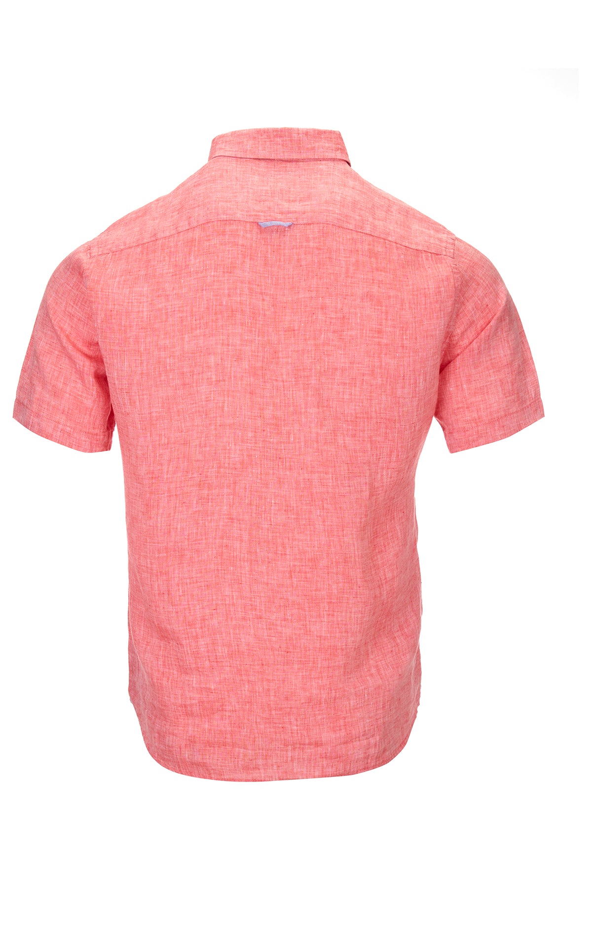 Camisa de Lino Orgánico M/C H Rojo Hombre 2