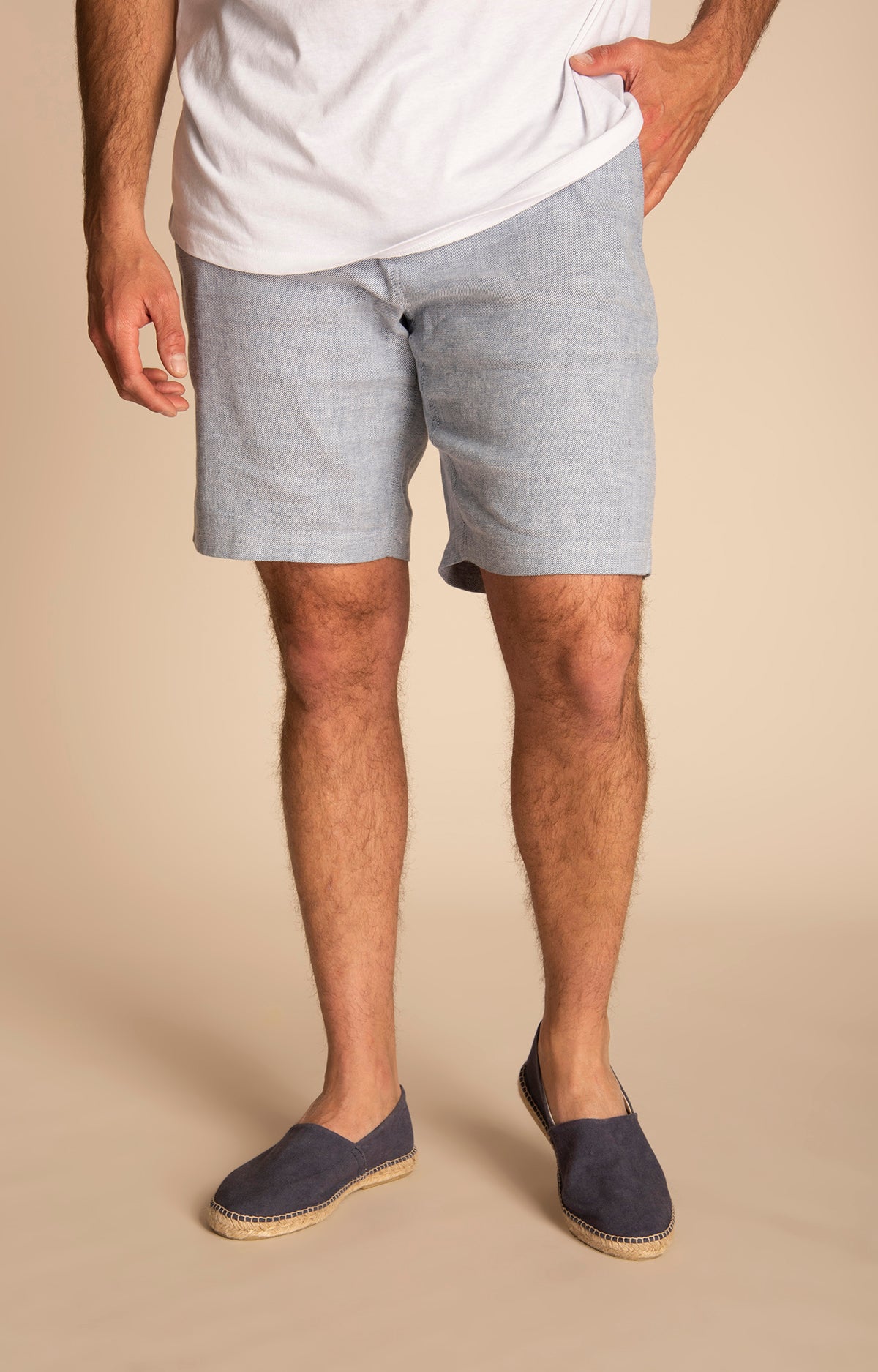 Bermuda Clásica H Lino Ocean Hombre 6