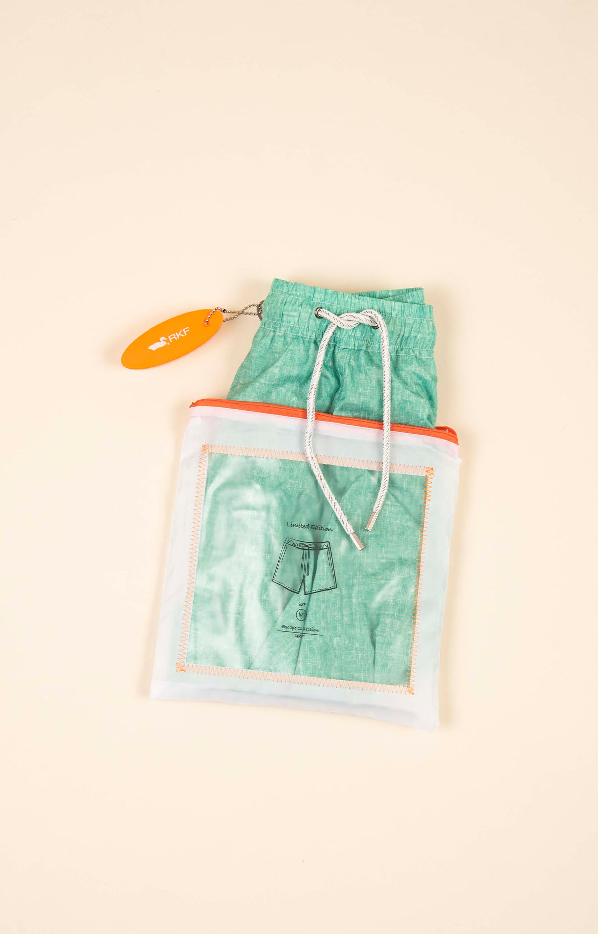 Traje de Baño H Estampado Linen Verde Hombre 4