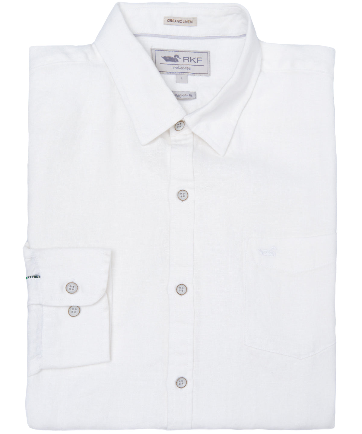Camisa de Lino Orgánico M/L H Blanca Hombre 1