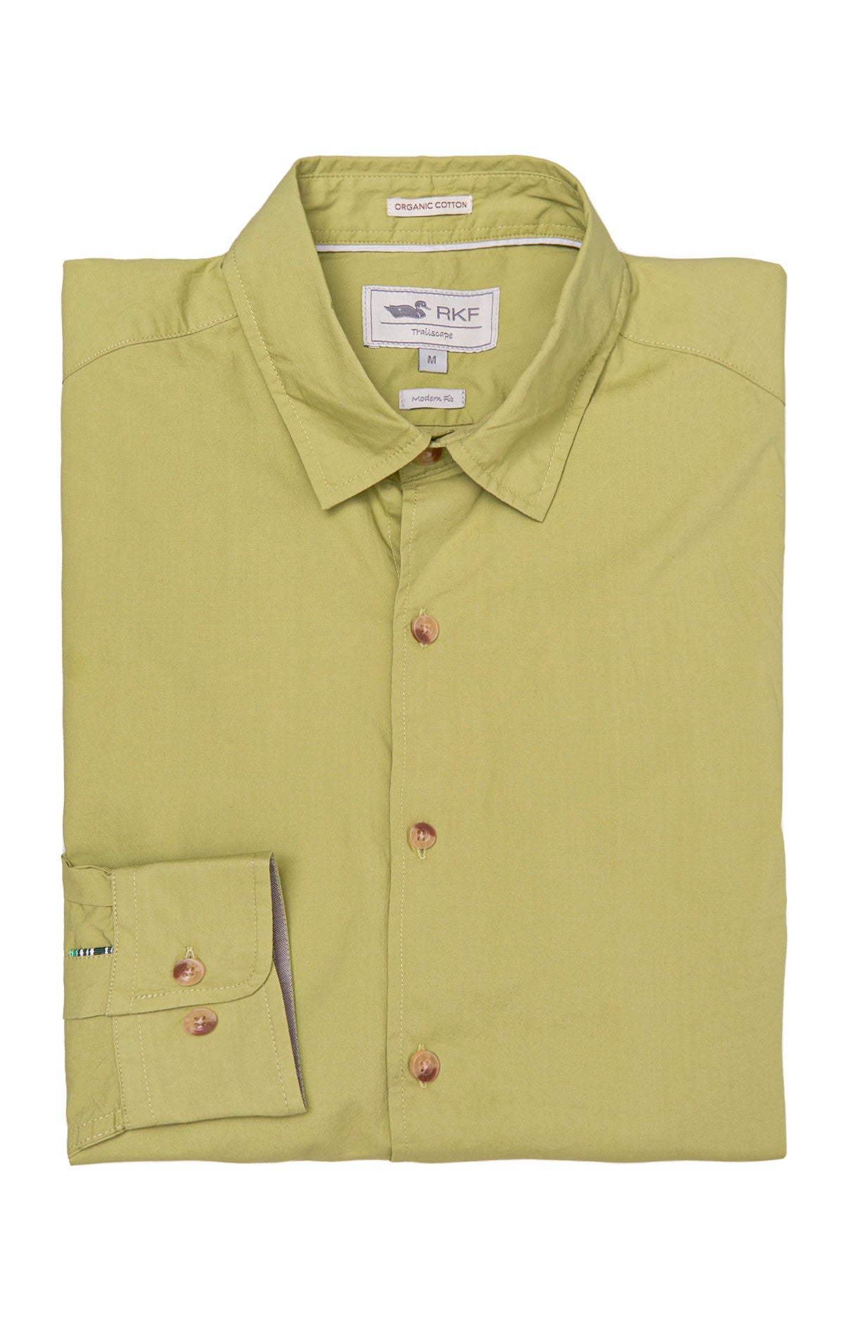 Camisa M/L H Trento Verde Hombre 1
