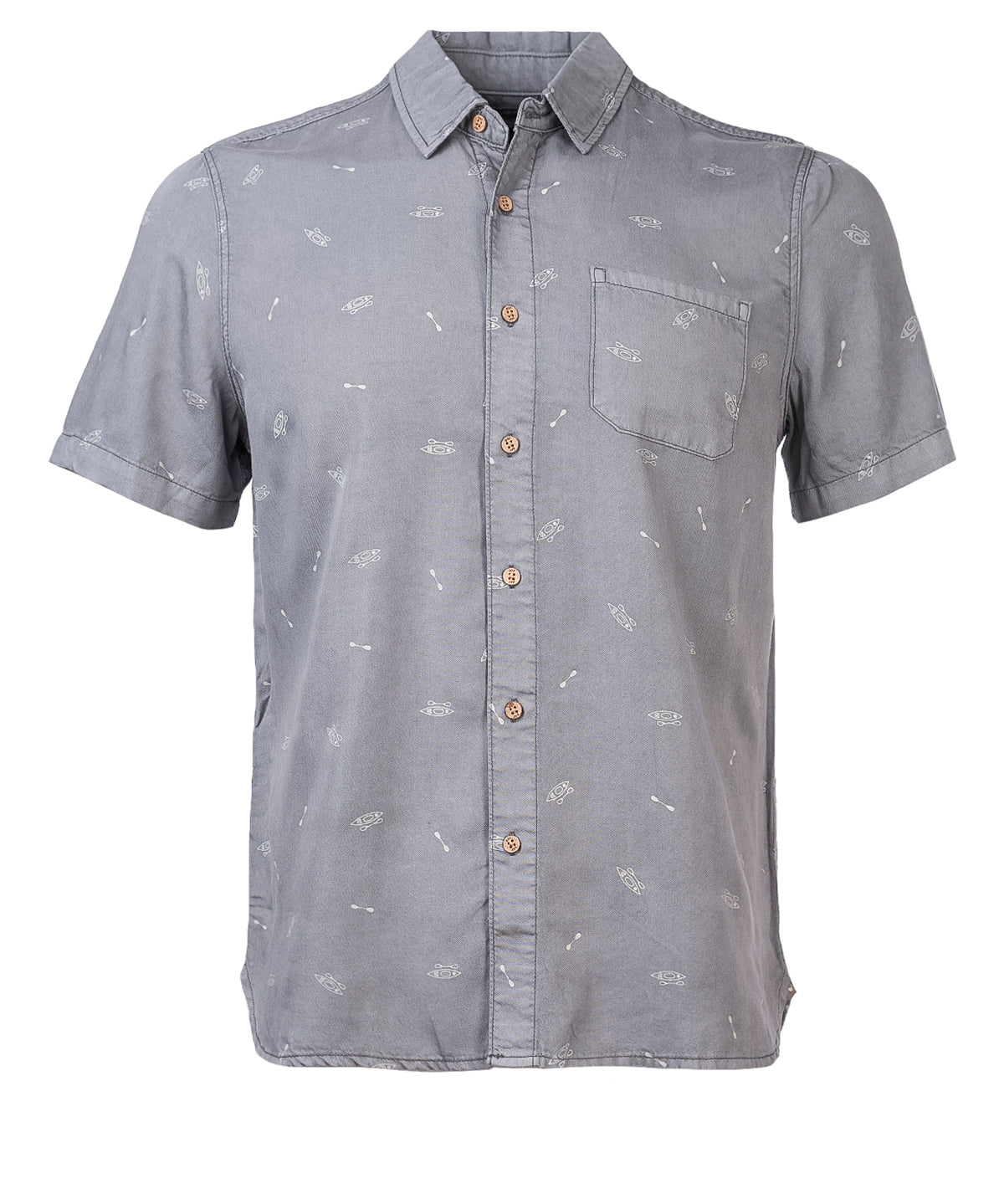 Camisa M/C H DenimPrint Kayak Hombre 1