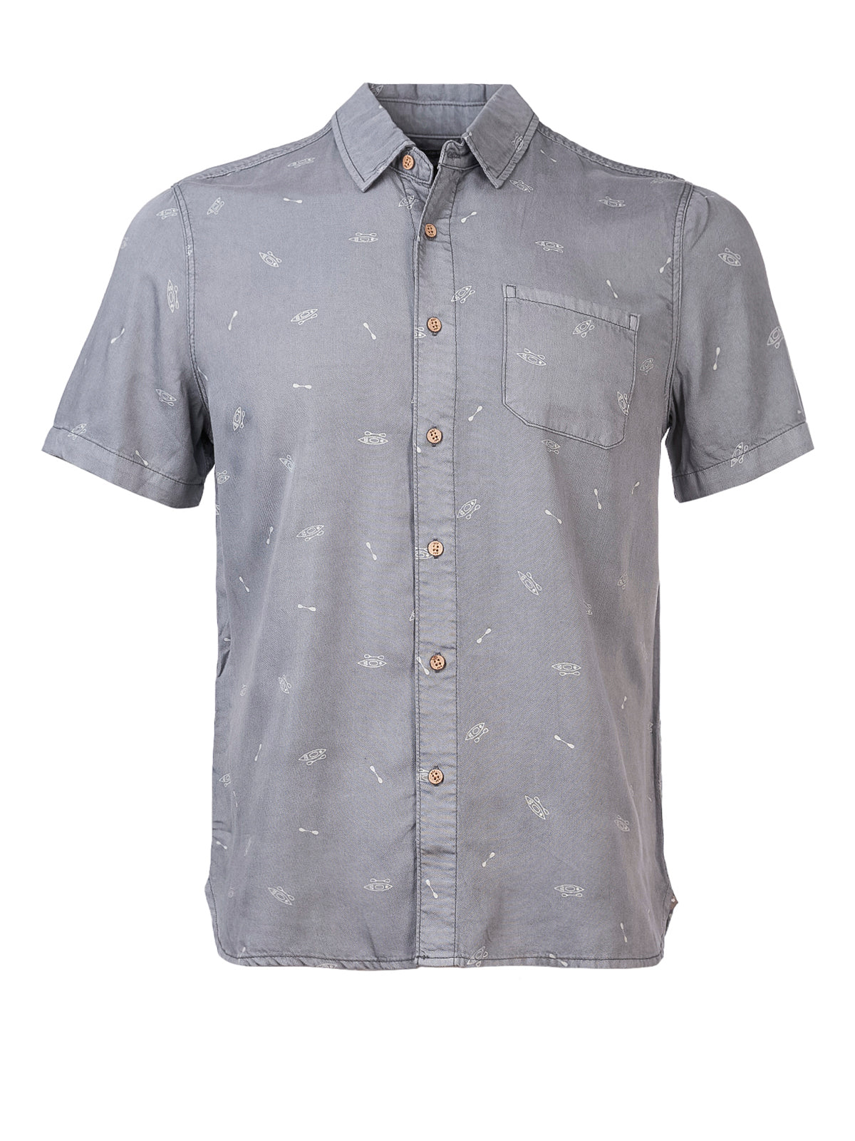 Camisa M/C H DenimPrint Kayak Hombre 1