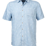 Camisa M/C H DenimPrint Sea Horse Hombre 1