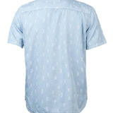 Camisa M/C H DenimPrint Sea Horse Hombre 2