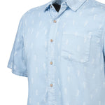 Camisa M/C H DenimPrint Sea Horse Hombre 3