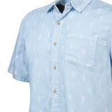 Camisa M/C H DenimPrint Sea Horse Hombre 3