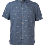 Camisa M/C H DenimPrint Shark Hombre 1
