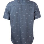 Camisa M/C H DenimPrint Shark Hombre 2