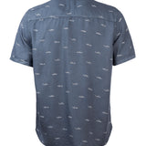 Camisa M/C H DenimPrint Shark Hombre 2