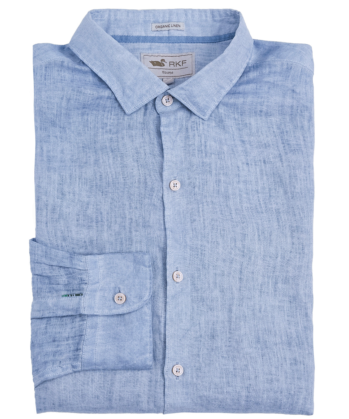 Camisa de Lino Orgánico M/L H Marina Hombre 1