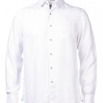 Camisa de Lino Orgánico M/L H Textura White Hombre 2