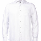 Camisa de Lino Orgánico M/L H Textura White Hombre 2