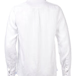 Camisa de Lino Orgánico M/L H Textura White Hombre 3