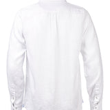 Camisa de Lino Orgánico M/L H Textura White Hombre 3