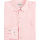 Camisa de Lino Orgánico M/L H Textura Néctar Hombre 1