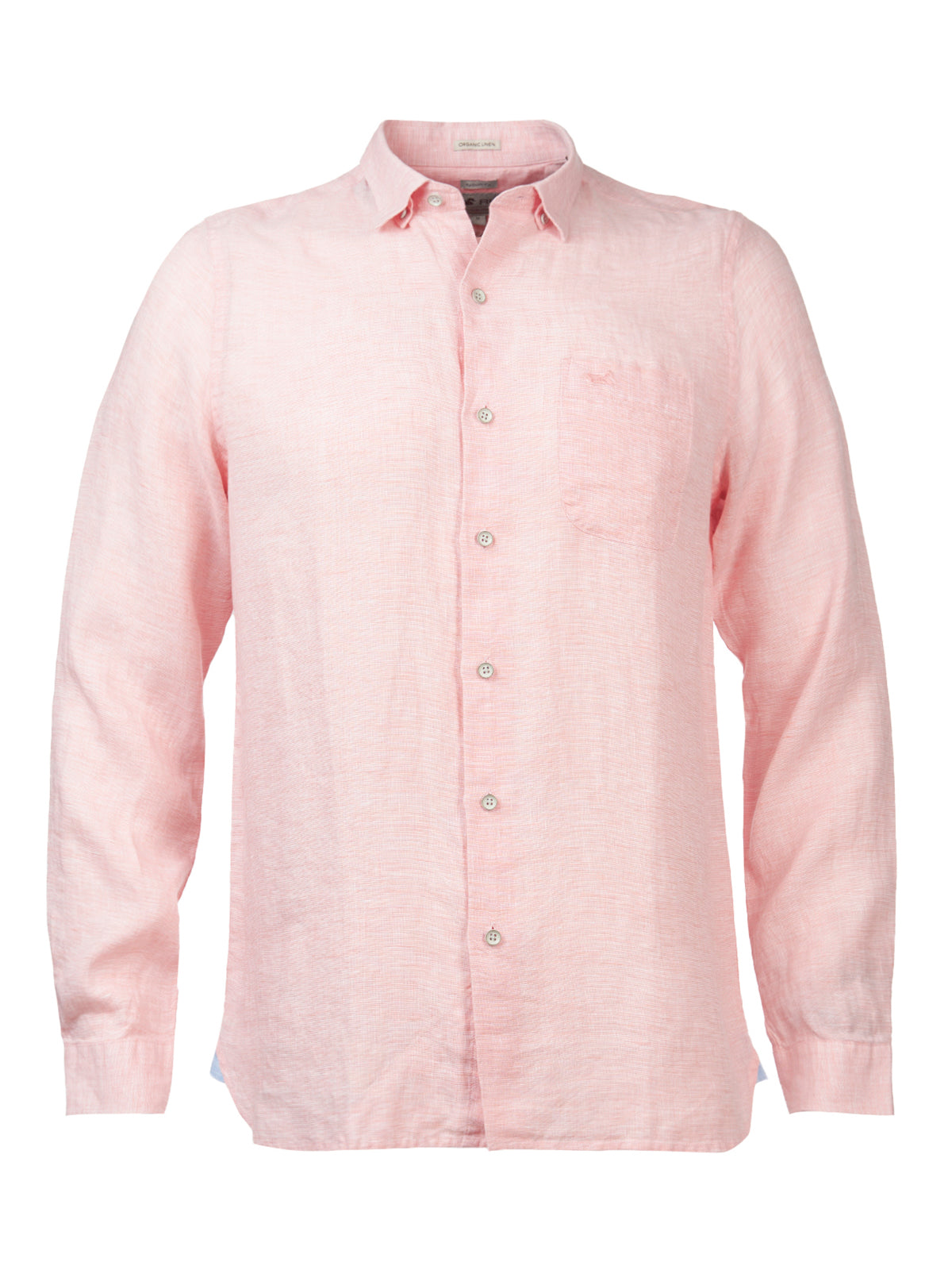 Camisa de Lino Orgánico M/L H Textura Néctar Hombre 2