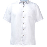 Camisa de Lino Orgánico M/C H Blanco Nieve Hombre 1