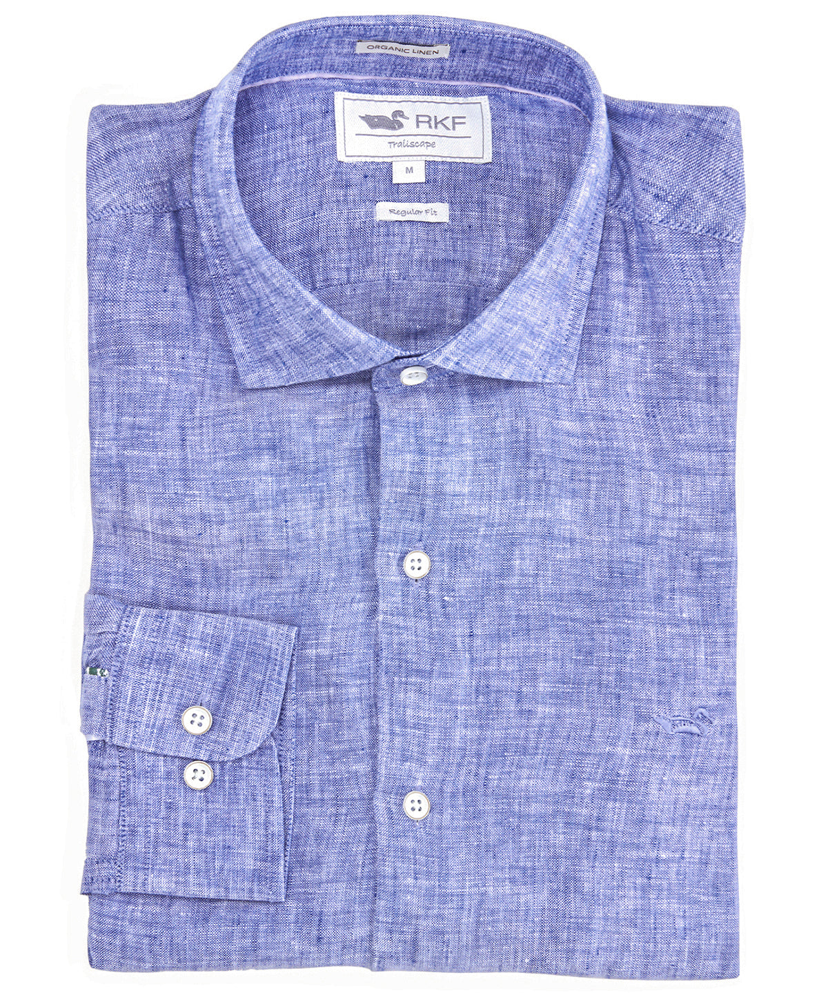 Camisa de Lino Orgánico M/L H Melange Eventide Hombre 1