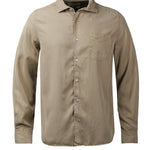 Camisa M/L H Aveiro Tencel Camel Hombre 2