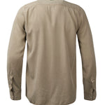 Camisa M/L H Aveiro Tencel Camel Hombre 3