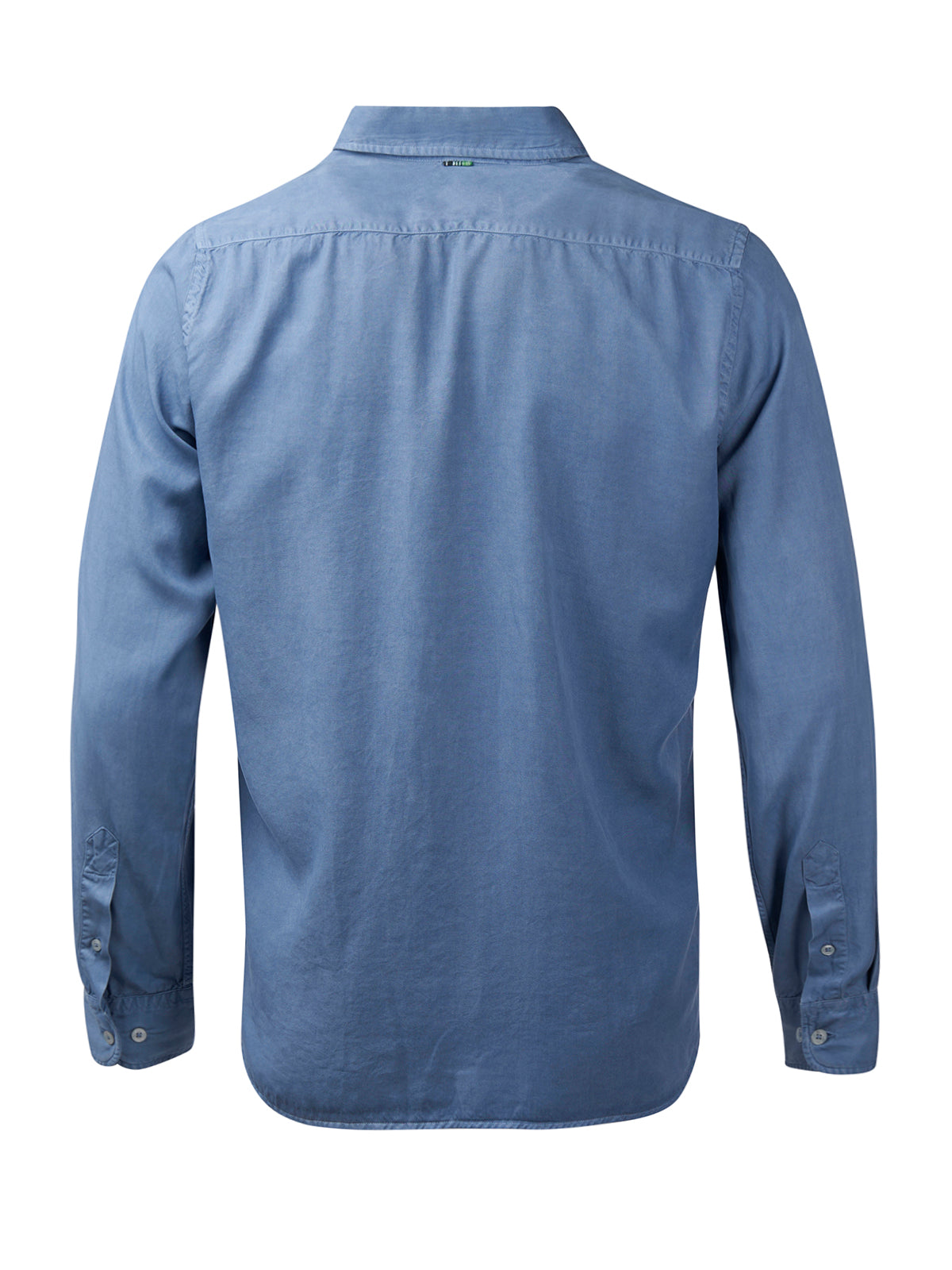Camisa M/L H Aveiro Tencel Azul Hombre 3