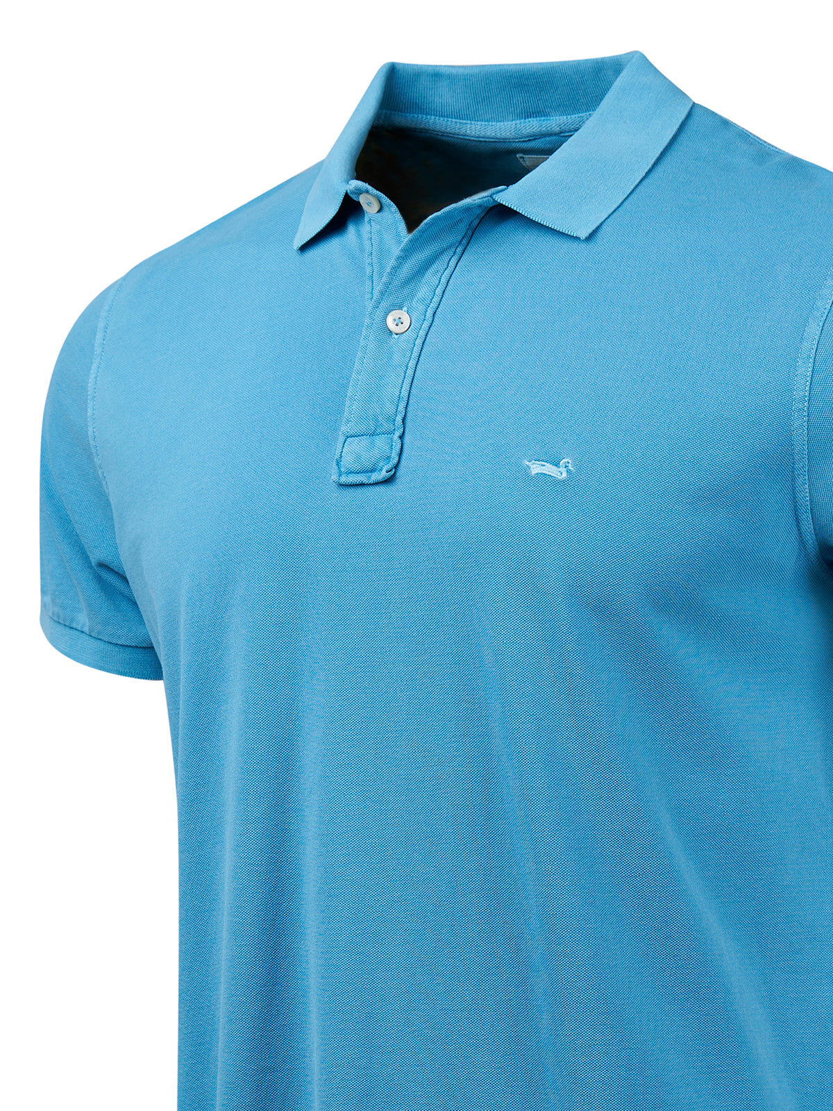 Polo M/C H Pique Pro Turquesa Hombre 3