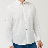 Camisa M/L H Galiton White Hombre 4