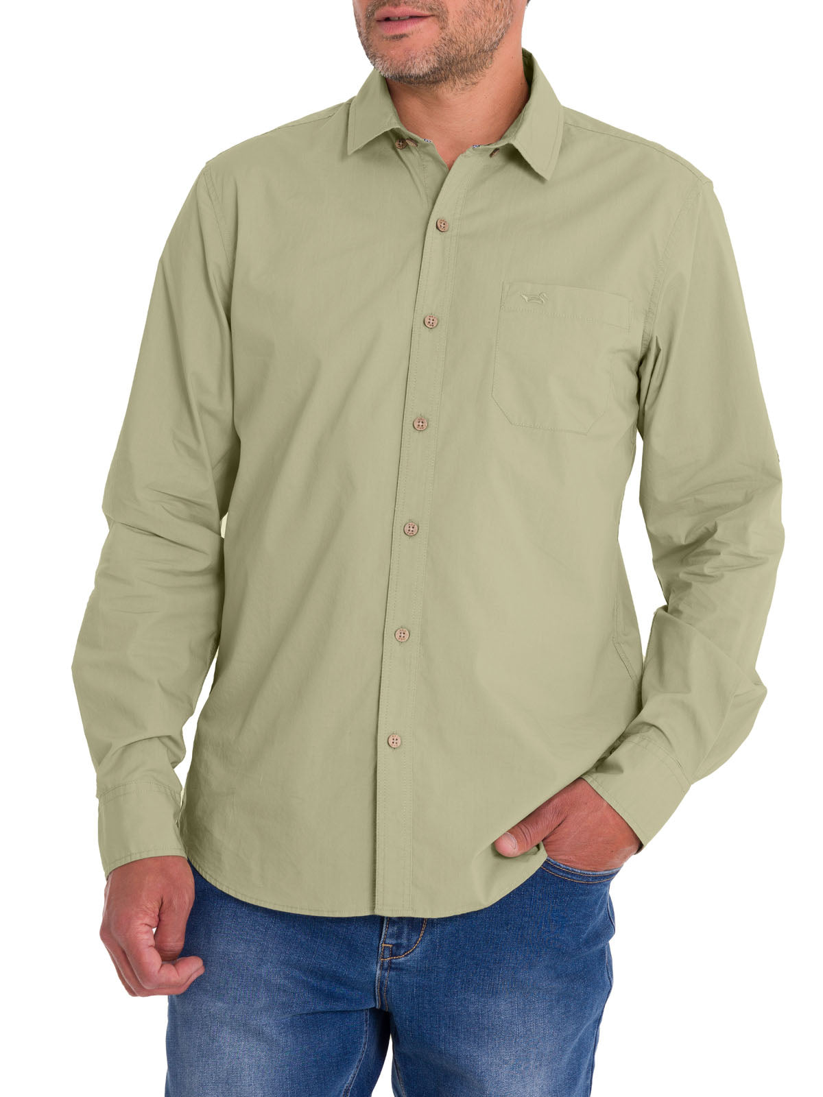 Camisa M/L H Galiton Sage Hombre 4