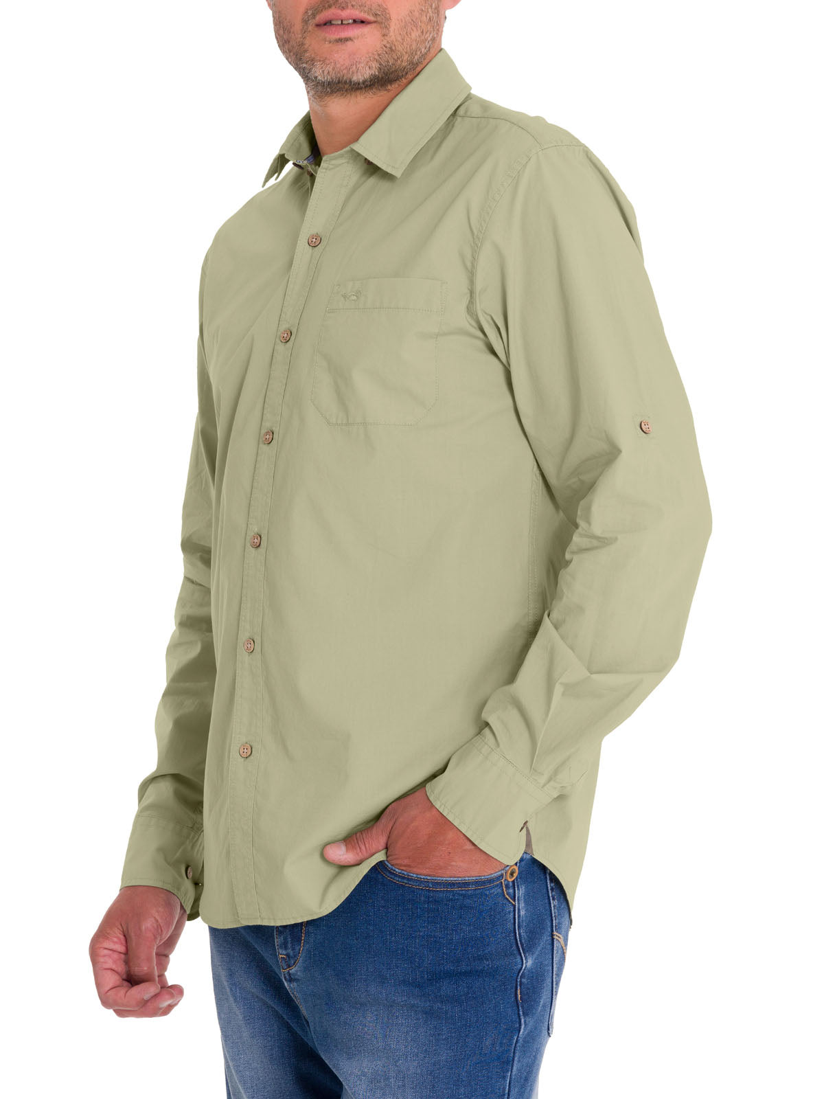 Camisa M/L H Galiton Sage Hombre 5