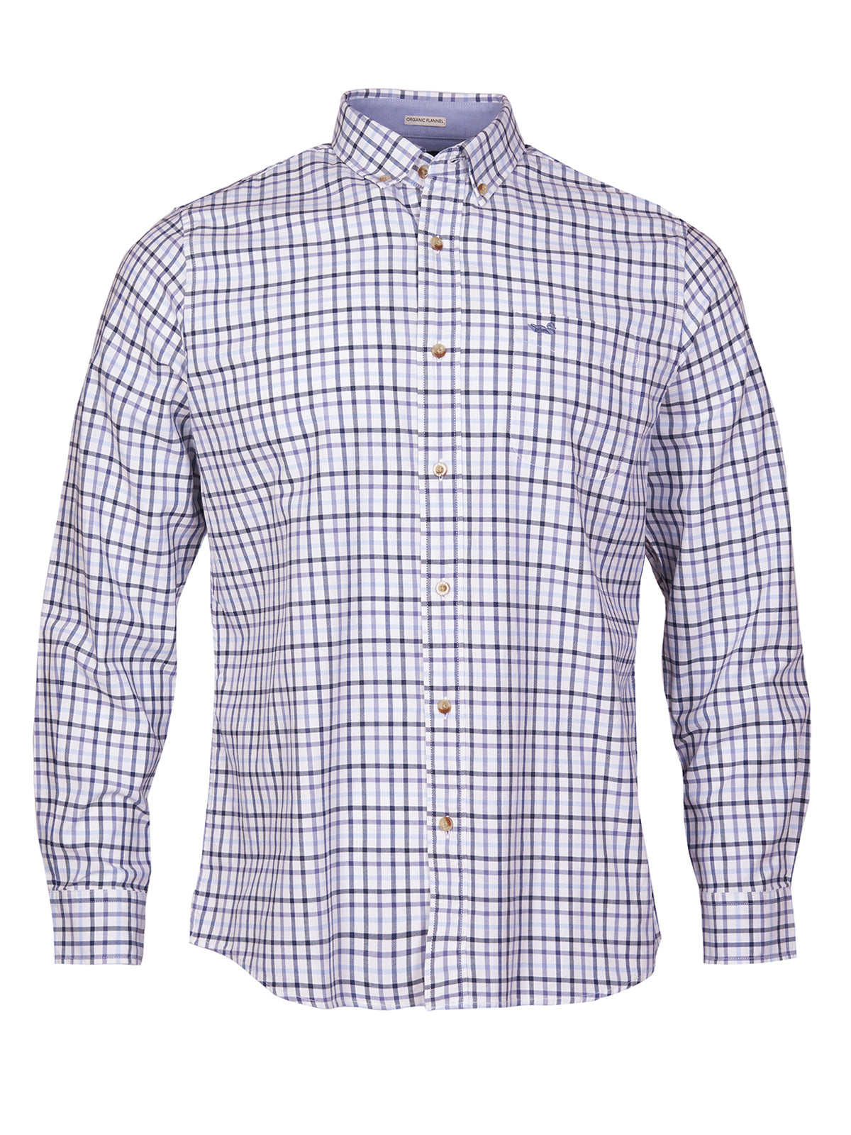 Camisa M/L H Viyella But Cuadros Navy Hombre 1