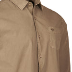 Camisa M/L H Leeds Marrón Hombre 3