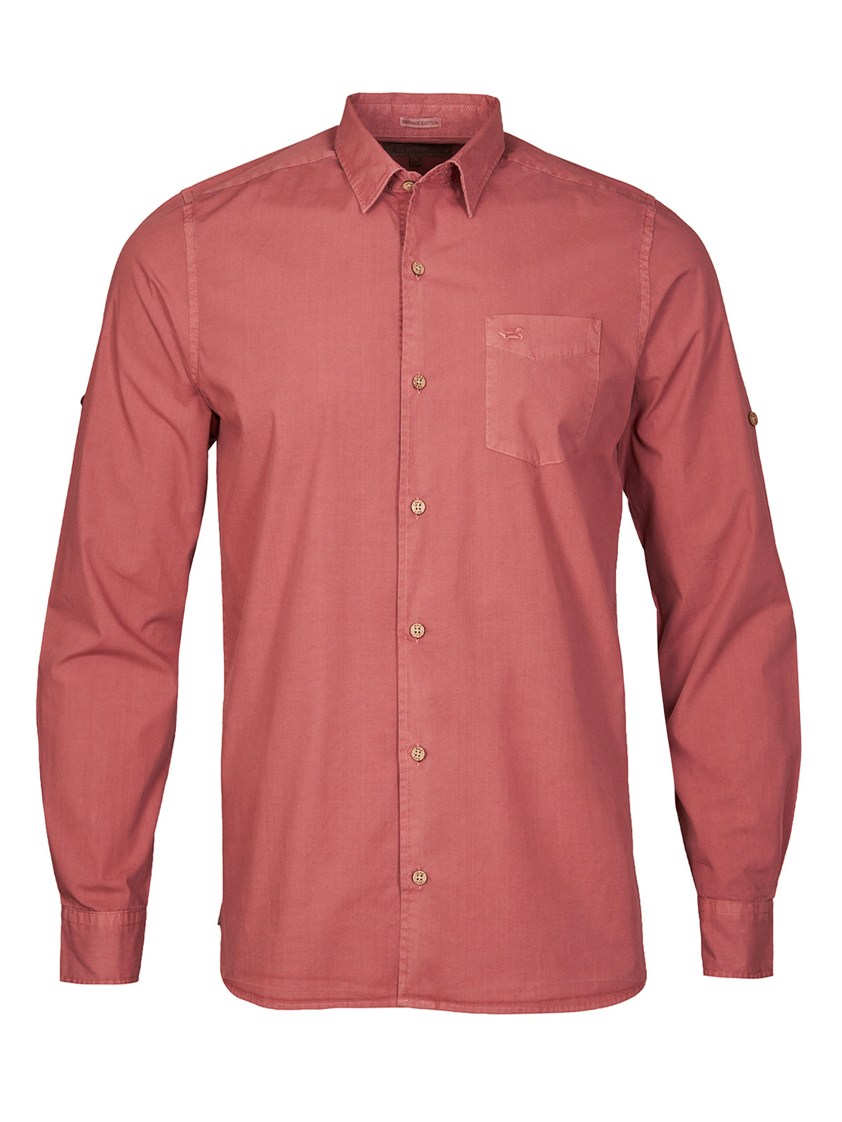 Camisa M/L H Leeds Vinotinto Hombre 1