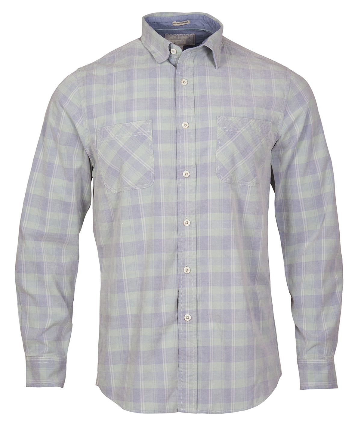 Camisa M/L H Tartán Cord Square Wasabi Hombre 1