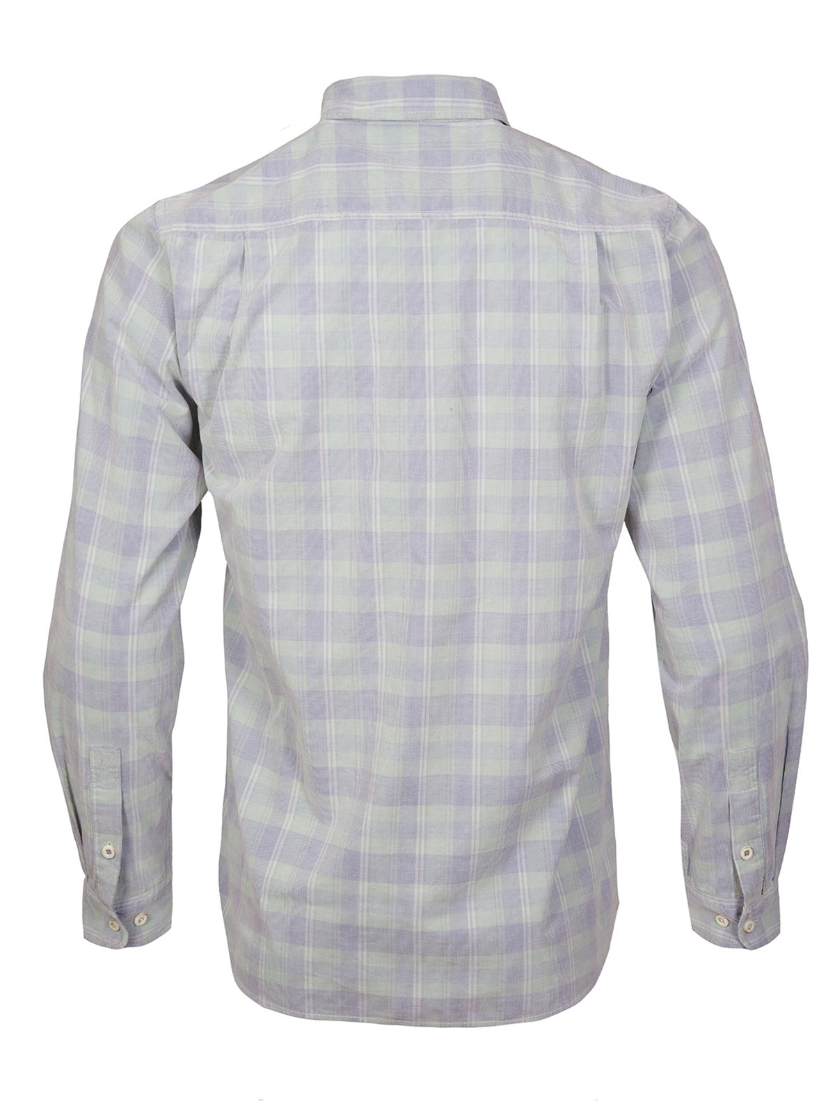 Camisa M/L H Tartán Cord Square Wasabi Hombre 2