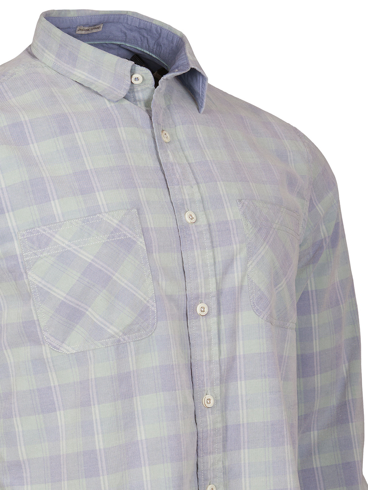 Camisa M/L H Tartán Cord Square Wasabi Hombre 3