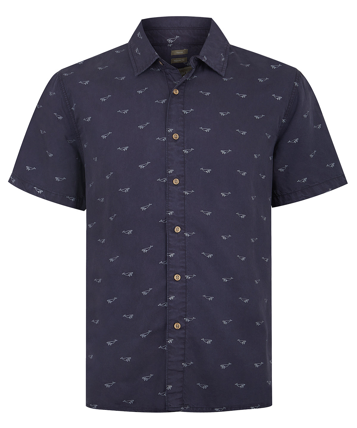 Camisa M/C H Tencel Print Sea World Hombre 1